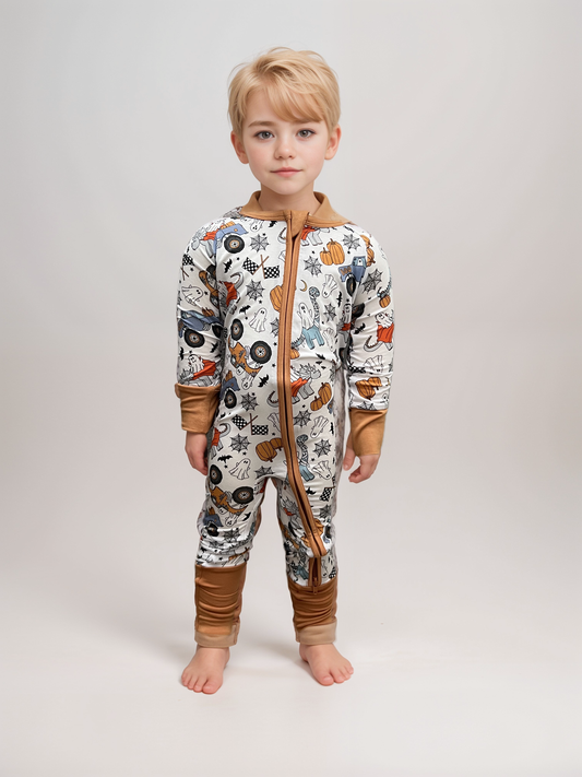 Bamboo Boys Halloween Onesie